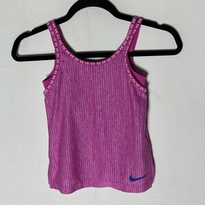 5/$25 Nike Girls Dri-FIT 2-in-1 Training Tank Top XS Activewear Fitness Workout
